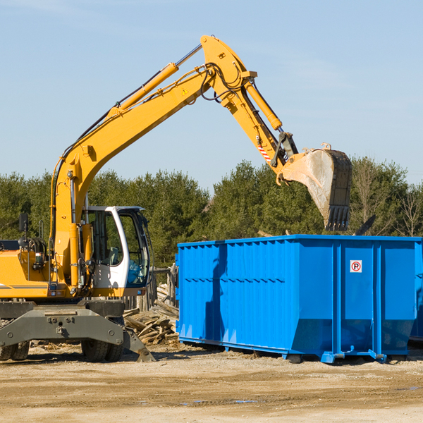 can i choose the location where the residential dumpster will be placed in Tobacco Michigan